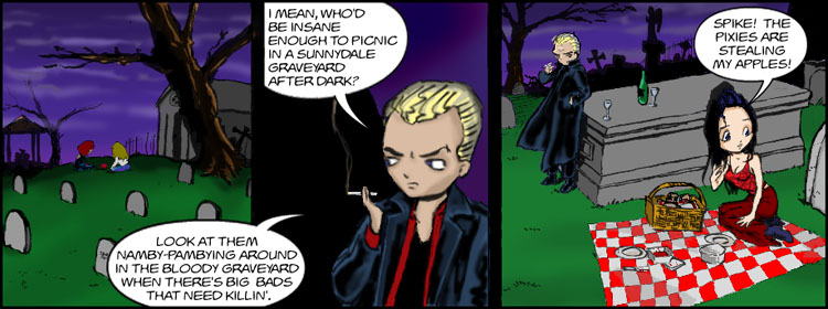 The erotic adventures of slayer Buffy and evil vampire Willow.