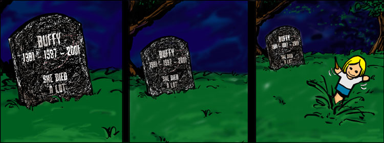 The erotic adventures of slayer Buffy and evil vampire Willow.