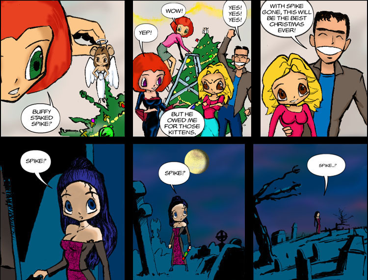 The erotic adventures of slayer Buffy and evil vampire Willow.