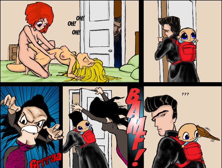 The erotic adventures of slayer Buffy and evil vampire Willow.