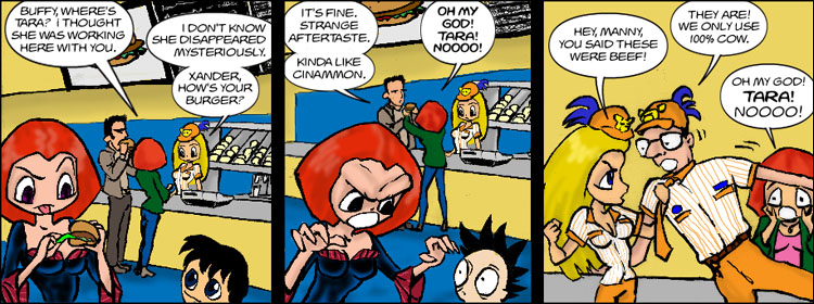 The erotic adventures of slayer Buffy and evil vampire Willow.